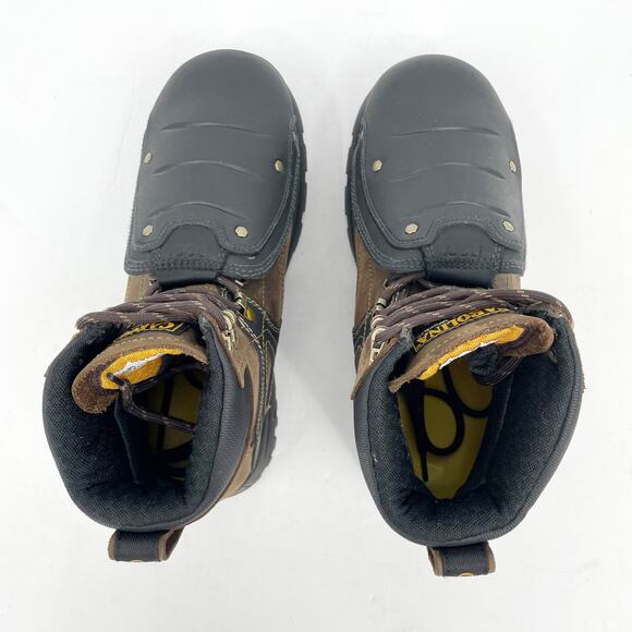 Carolina Mens 6'' Miter Ext Composite Toe Boot US 8.5M EU 41-42 Brown Black NWOB - Picture 11 of 14